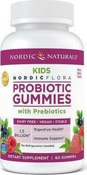  Nordic naturals Nordic Naturals - Probiotyki Gummies Kids, Smak Owoców Leśnych, 60 żelek