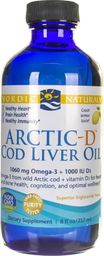  Nordic naturals Nordic Naturals - Arctic-D Cod Liver Oil, Smak Cytrynowy, 237 ml