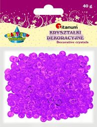  Titatnum Kreatywne Kryształki dekoracyjne TITANUM 40g - jasny fiolet Titatnum Kreatywne