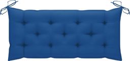  vidaXL Poduszka na ławkę ogrodową, jasnoniebieska, 120x50x7cm, tkanina