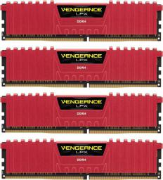Pamięć Corsair Vengeance LPX, DDR4, 64 GB, 2133MHz, CL13 (CMK64GX4M4A2133C13R)