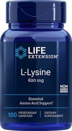  Life Extension Life Extension - L-lizyna, 620 mg, 100 kapsułek roślinnych
