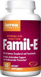  JARROW FORMULAS Jarrow Formulas - Famil-E, Witamina E, 60 kapsułek miękkich