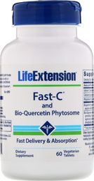  Life Extension Life Extension - Fast-C and Bio-Quercetin Phytosome, 60 tabletek wegetariańskich