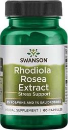  Swanson Swanson - Rhodiola Rosea Extract, 60 kapsułek