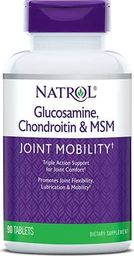 NATROL Natrol - Glukozamina, Chondroityna, MSM, 90 tabletek