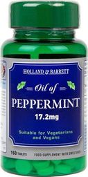 Holland & Barrett Holland & Barrett - Olejek z Mięty Pieprzowej, 150 tabletek