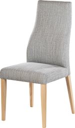  Selsey Krzesło tapicerowane Dreta jasnoszare w tkaninie 
