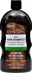  BluxCosmetics Szampon do włosów dla mężczyzn z ekstraktem z bambusa i pokrzywy 650 ml
