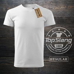  Topslang Topslang koszulka męska bawełniana biała na WF t-shirt męski biały REGULAR S
