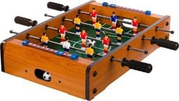  MKS Mini gra piłkarzyki stołowe 51x31x8 cm stół piłkarski 