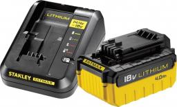 Stanley Zestaw FMC694M1 ładowarka 14.4-18V Li-Ion + akumulator 18V 4Ah