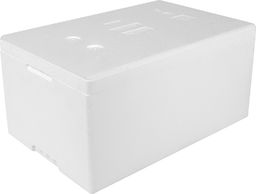 Arpax Termobox pudełko termiczne styropianowe z pokrywką atest PZH 580x380x285mm 32L Arpack Termobox pudełko termiczne styropianowe z pokrywką atest PZH 580x380x285mm 32L Arpack