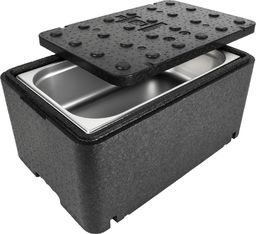 Arpax Termobox pudełko termos pojemnik termiczny z pokrywką do żywności leków 600x400x296mm GN1/1 48L Arpack Termobox pudełko termos pojemnik termiczny z pokrywką do żywności leków 600x400x296mm GN1/1 48L Arpack