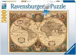  Ravensburger 5000 Antyczna Mapa Świata - 174119