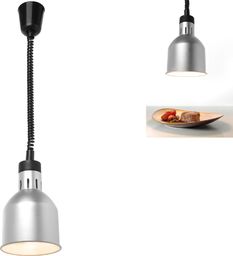 Hendi Lampa do podgrzewania potraw - wisząca cylindryczna stożkowa srebrna 250W Lampa do podgrzewania potraw - wisząca cylindryczna stożkowa srebrna 250W