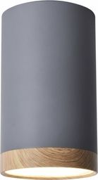 Lampa sufitowa Candellux TUBA LAMPA SUFITOWA 9W LED 8,8/15 DREWNIANY+SZARY 4000K (2282879) Candellux