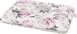 Bonjour Cherie Poduszka Niemowlaka Peonie z minky glacier gray 25x30 Bonjour Cherie