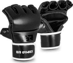 Gymrex Rękawice treningowe do MMA czarne r. S/M