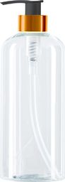 Dozownik do mydła GSG24 Dozownik dyspenser z pompką do mydła żelu 24/410 400ml - transparentny Dozownik dyspenser z pompką do mydła żelu 24/410 400ml - transparentny