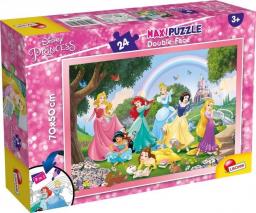  Lisciani Puzzle dwustronne maxi 24 Księżniczki Disneya
