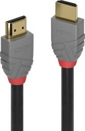 Kabel Lindy HDMI - HDMI 7.5m szary (36966)