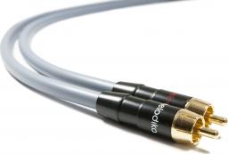 Kabel Melodika RCA (Cinch) x2 - RCA (Cinch) x2 0.5m szary