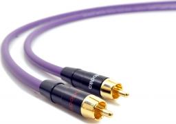 Kabel Melodika RCA (Cinch) x2 - RCA (Cinch) x2 2.5m fioletowy