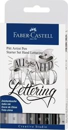 Artequipment FABER-CASTELL Pitt Hand Lettering z akcesoriami uniw