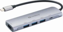 HUB USB Sandberg Saver 4x USB-A 3.0 (336-20)