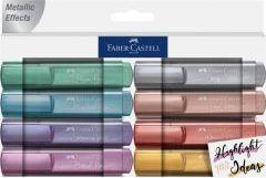  Faber-Castell Zakreślacz metaliczny 8 kolorów FABER CASTELL