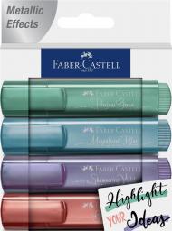  Faber-Castell Zakreślacz metaliczny 4 kolory 