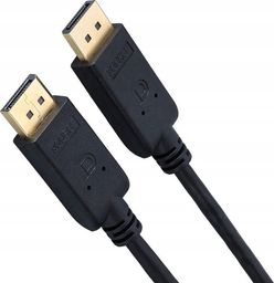 Kabel Bocian DisplayPort - DisplayPort 1m czarny