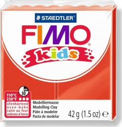  Fimo Masa plastyczna termoutwardzalna Kids brokatowa czerwień 42g