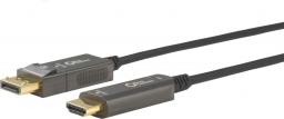 Kabel MicroConnect DisplayPort - HDMI 30m czarny (DP-HDMI-3000V1.4OP)