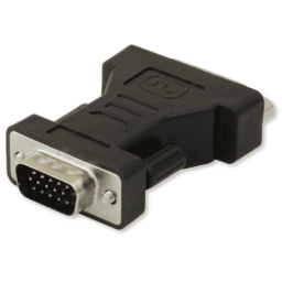 Adapter AV Techly DVI-I - D-Sub (VGA) czarny (304451)