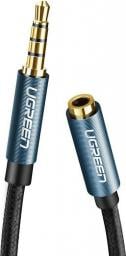 Kabel Ugreen Jack 3.5mm - Jack 3.5mm 0.5m niebieski (UGR640BLU)
