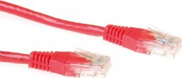  MicroConnect U/UTP CAT6 3M Red PVC