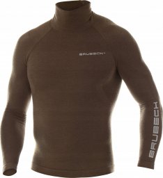 Brubeck LS14200 Bluza męska RANGER WOOL khaki XL