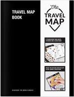 1DEA.me Planer zdrapka podróży Travel Map Book