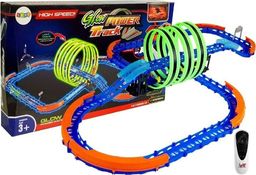 Lean Sport Tor samochodowy świecący w ciemności  z pętlami i autkiem zdalnie sterowanym  (7052)