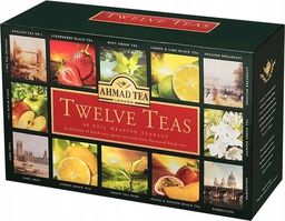 BIG-ACTIVE Zestaw herbat Ahmad Tea London Twelve Teas 60 torebek