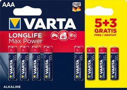  Varta Bateria Longlife Max Power AAA / R03 8 szt.