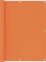  vidaXL Parawan balkonowy, pomarańczowy, 120x400 cm, tkanina Oxford