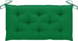  vidaXL Poduszka na ławkę ogrodową, zielona, 100x50x7 cm, tkanina