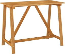  vidaXL Ogrodowy stolik barowy, 140x70x104 cm, lite drewno akacjowe