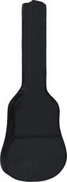  vidaXL Pokrowiec na gitarę klasyczną 3/4, czarny, 99,5x36,5cm, tkanina