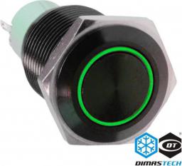 DimasTech Przycisk LED 19mm Zielony (PD038)