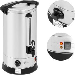 Royal Catering Warnik podgrzewacz do wody grzańca podwójne ścianki stalowy 20.5L 2500 W Warnik podgrzewacz do wody grzańca podwójne ścianki stalowy 20.5L 2500 W