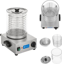 Royal Catering Podgrzewacz do parówek Hot Dog 800W Podgrzewacz do parówek do hot dogów szklany